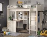 Parisot Higher High Sleeper Bed with Desk & Storage