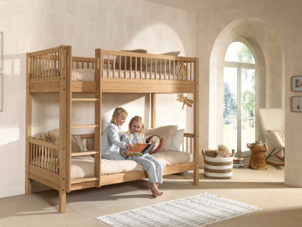 Vipack Forrest Bunk Bed in Solid Oak Free Delivery