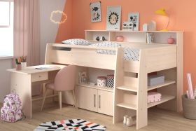 Parisot Kurt Acacia Mid Sleeper Cabin Bed