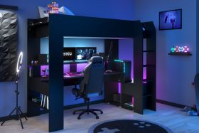 Parisot Online Gaming High Sleeper Bed