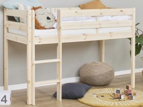 Hoppekids ECO Shorty Midsleeper in Natural Pine