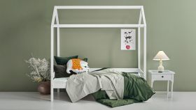 Hoppekids ECO Shorty Housebed in White