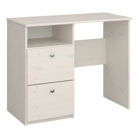 Steens For Kids Pedestal Desk in Whitewash
