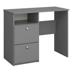 Steens For Kids Pedestal Desk in Cool Grey