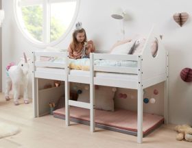 Thuka Alfred Sailor Mid Sleeper in White with Integrated Blackboard