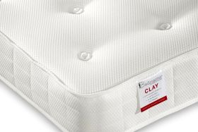 Clay Orthopaedic Sprung Mattress - 3ft Single