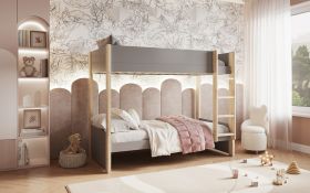 Astral Two Tone Bunk Bed in Grey