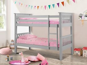 Julian Bowen Barcelona Bunk Bed in Dove Grey