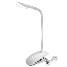 White Clip on Bendy Bunky Light