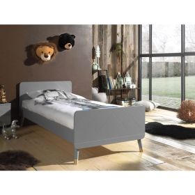 Vipack Billy Single Bed in Grey