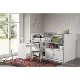 Vipack Bonny Mid Sleeper Cabin Bed in White