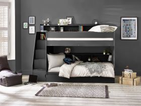Julian Bowen Camelot Staircase Bunk Bed in Anthracite