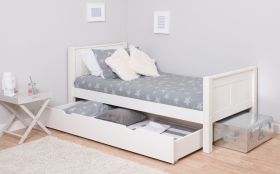 Stompa Classic Single Bed With Trundle Drawer