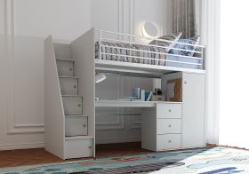 Dakota High Sleeper Sleep Station in Grey