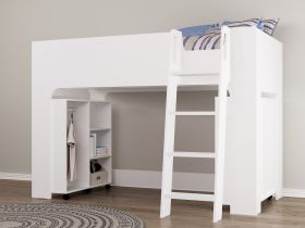 Eden Mid Sleeper Cabin Bed in White