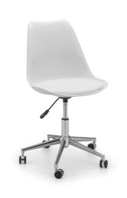 Julian Bowen Erika White Swivel Chair