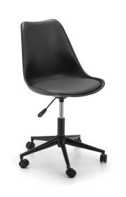 Julian Bowen Erika Black Swivel Chair