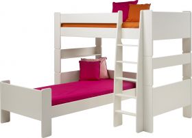 Steens For Kids Highsleeper and Single Bed in Surf White