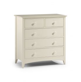 Julian Bowen Cameo Stone White 3+2 Chest of Drawers