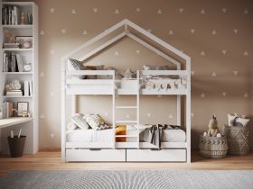 Flair Nest House Bunk Bed with Optional Trundle / Storage