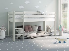 Noomi Nora Solid Wood Mid Sleeper Bed - Choose Your Colour