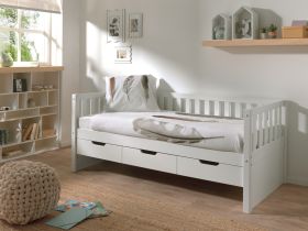 Vipack Fritz Captains Bed in White 