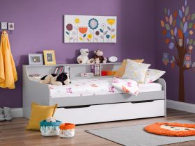 Julian Bowen Grace Day Bed in Grey with Underbed Trundle