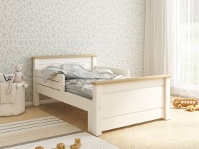 Kids Avenue Heritage Pullout Bed with Matrress in White & Oak