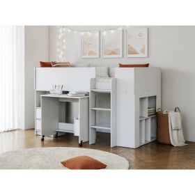 Marley Mid Sleeper Cabin Bed - Choose Your Colour
