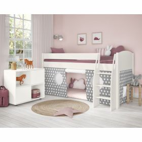 Stompa Uno S Mid Sleeper with Grey & White Star Tent