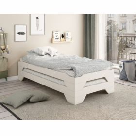 Kids Avenue Stacker Bed in White