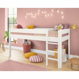 Stompa Uno White Mid Sleeper Bed