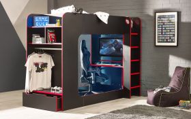 Julian Bowen Impact Gaming Bunk Bed - Choose Your Colour