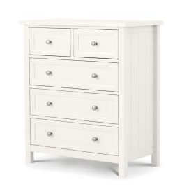 Julian Bowen Maine 3 + 2 Drawer Chest in Surf White