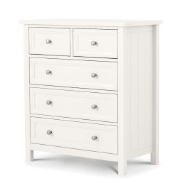 Julian Bowen Maine 3 + 2 Drawer Chest in Surf White