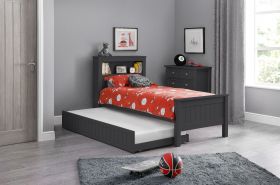 Julian Bowen Maine Bookcase Bed in Anthracite