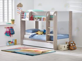 Julian Bowen Mars Bunk Bed in Taupe