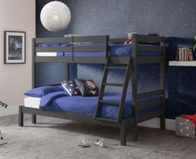 Julian Bowen Merlin Triple Sleeper Bunk Bed in Anthracite