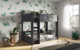 Mercury Bunk Bed in Grey - UK Size