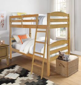 Moderna Single Bunk Bed in Antique Pine