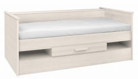 Gami Montana Combined Low Bed in Bleached Ash with Storage & Underbed