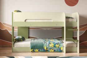 Flair Mystic Low Pod Bunk Bed in Green - 3ft Single