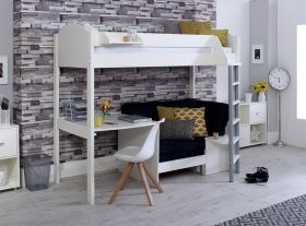 Kids Avenue Noah B High Sleeper Bed with Sofabed & Desk
