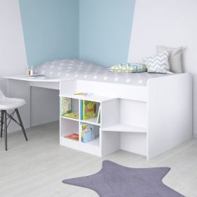 Kidsaw Pilot Cabin Bed in White