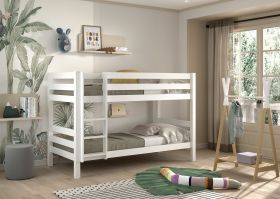 Vipack Pino Low Bunk Bed in White