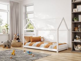Flair Play House Wooden Bed in White