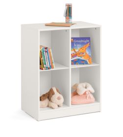 Julian Bowen Pluto Surf White Cube Bookcase