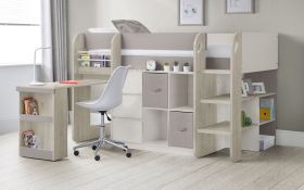 Julian Bowen Saturn Taupe Midsleeper Bed