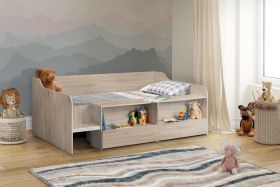 Julian Bowen Stella Low Sleeper Bed In Sonoma Oak