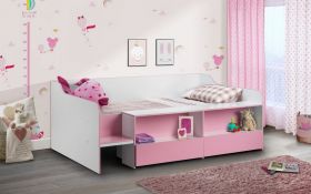 Julian Bowen Stella Low Sleeper Bed In Pink